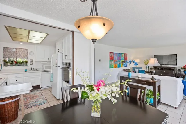 a room with furniture and a table