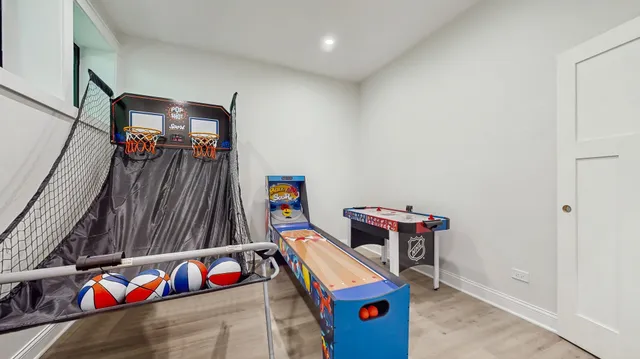 a room with storage and utility