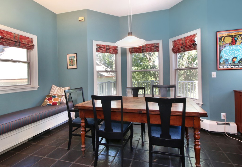 123 Buckminster Road Brookline, MA 02445 - Photo 13 of 28 a dining room with furniture and window