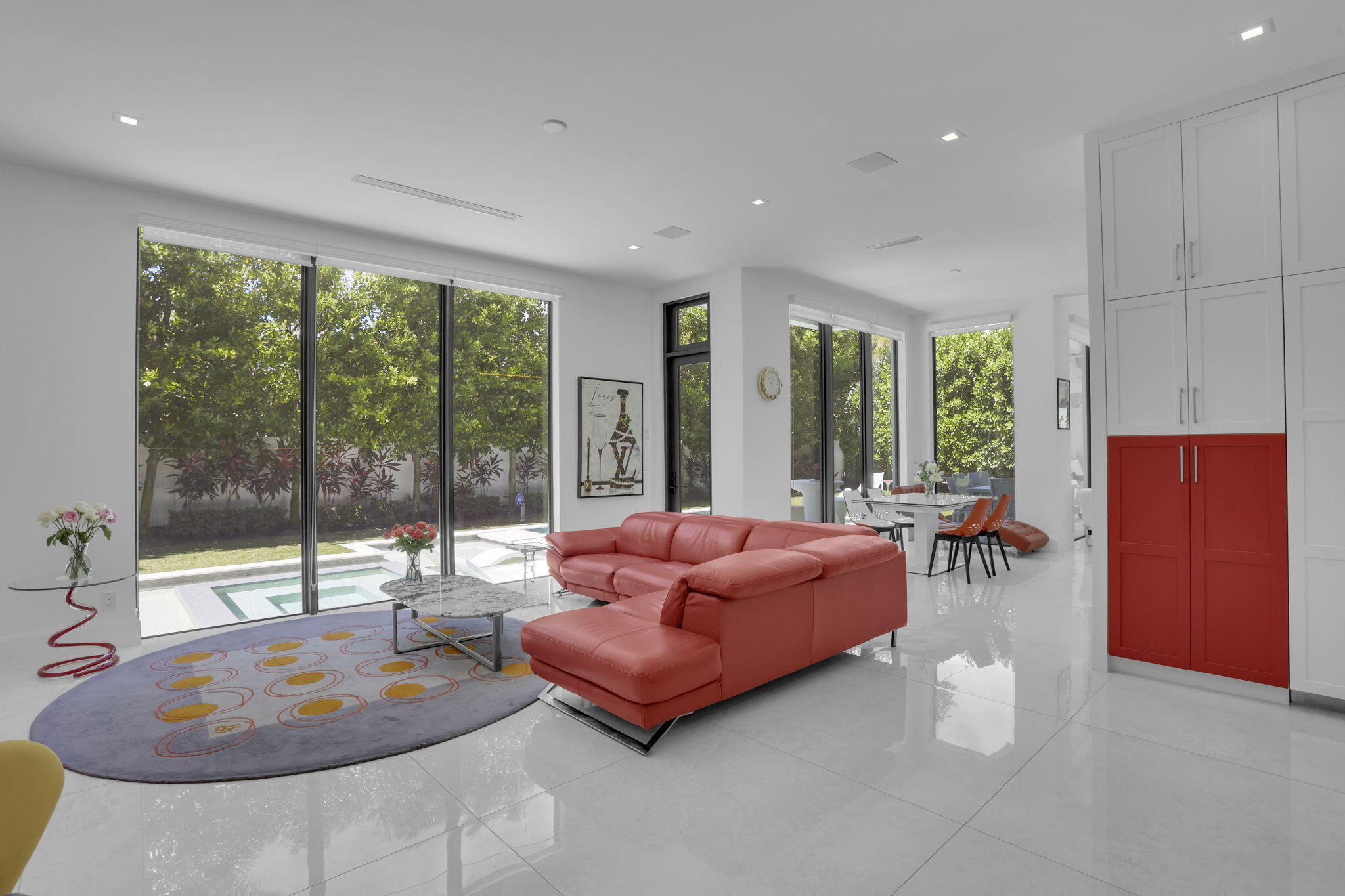 234 Northeast 4th Street Boca Raton, FL 33432 - Photo 13 of 72 a living room with furniture and a large window