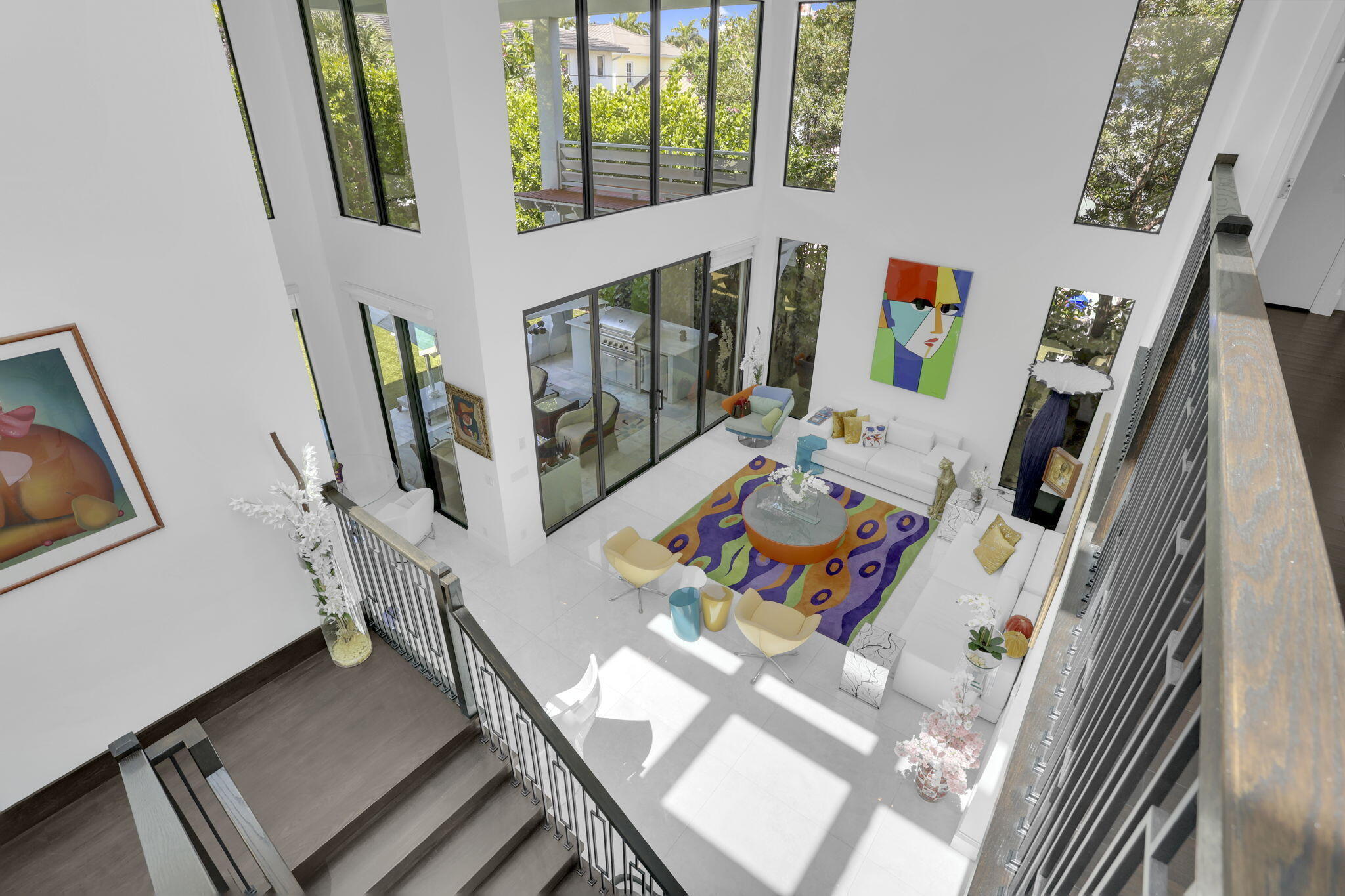 234 Northeast 4th Street Boca Raton, FL 33432 - Photo 37 of 72 a view of living room with furniture and a flat tv screen