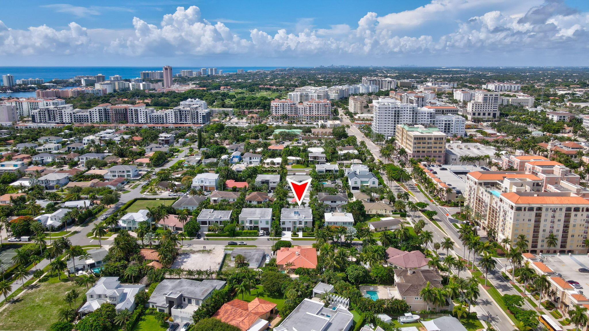 234 Northeast 4th Street Boca Raton, FL 33432 - Photo 69 of 72 an aerial view of a city