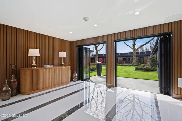 a view of a kitchen with a sink and an oven