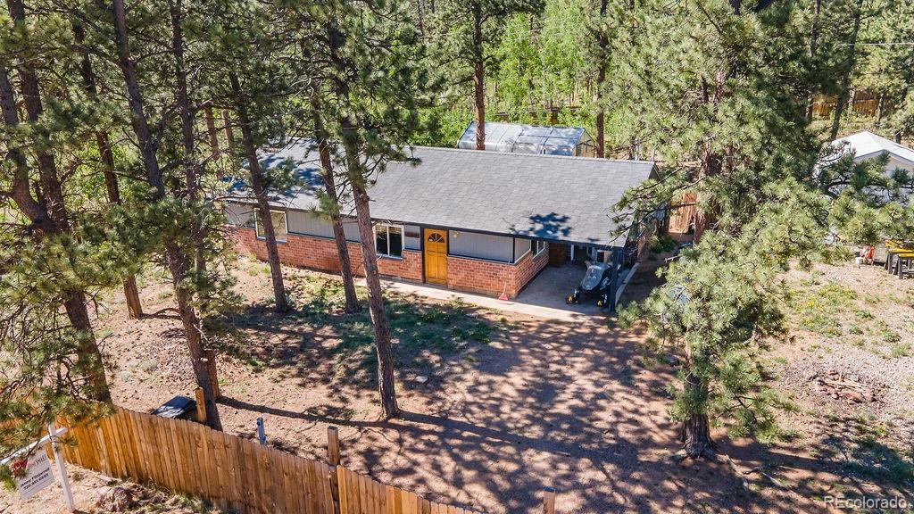 154 Cowan Road Bailey, CO 80421 - Photo 4 of 30 a view of a house with large trees