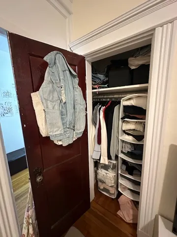 a view of walk in closet