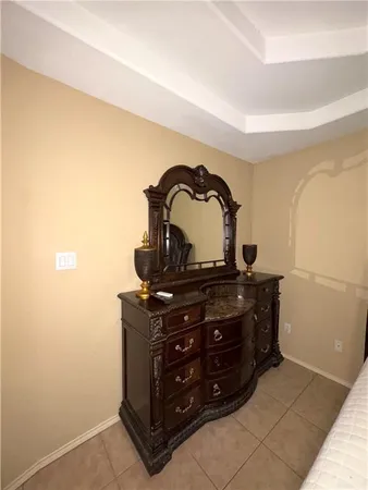 a view of a dresser