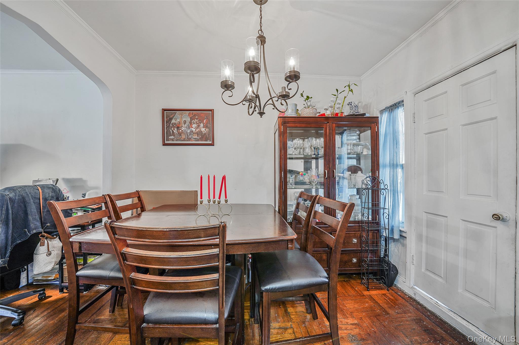 141 Branton Street Brooklyn, NY 11236 - Photo 6 of 20 a view of a dining room with furniture window and wooden floor
