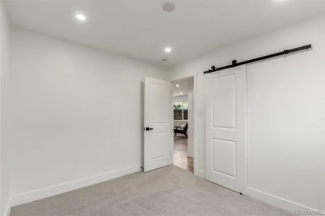 a view of empty room