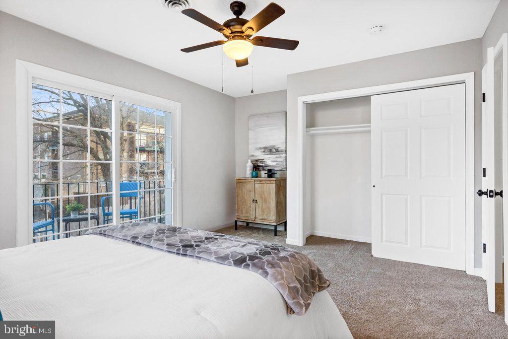 424 53rd Street Southeast Washington, DC 20019 - Photo 20 of 40 a bedroom with a bed and a large window