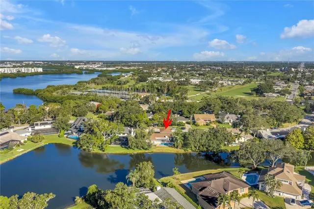 a view of a city and lake view