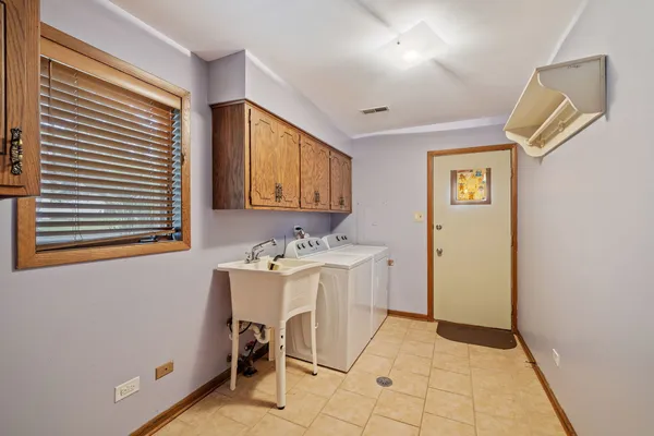 a view of a storage & utility room