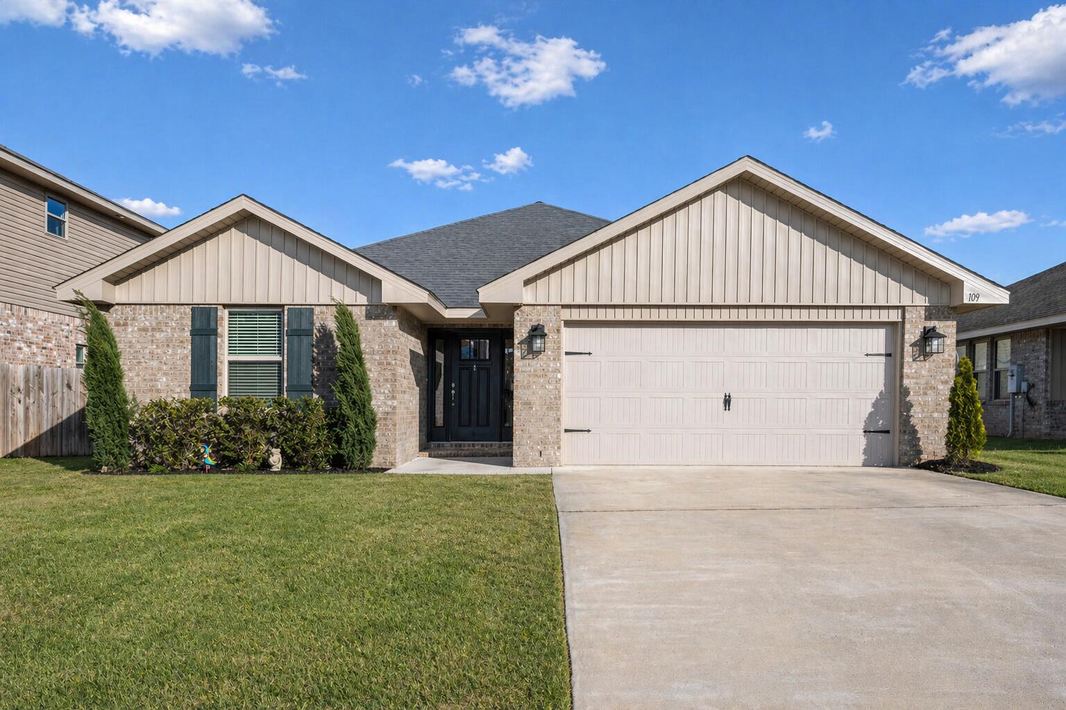109 Ridgeway Circle Crestview, FL 32536 - Photo 3 of 18 a front view of a house with a yard