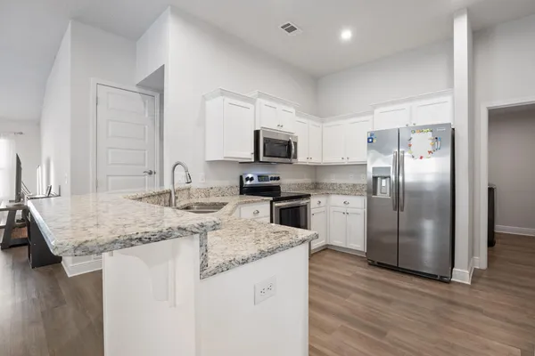 a room with storage and utility