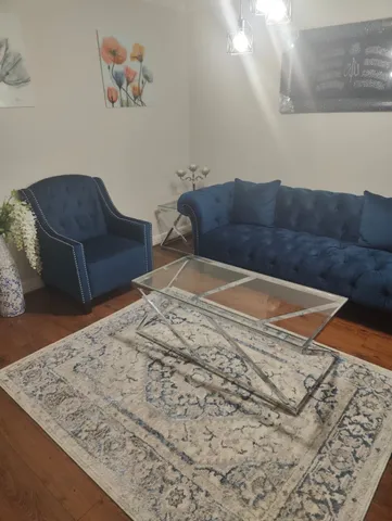 a living room with a couch