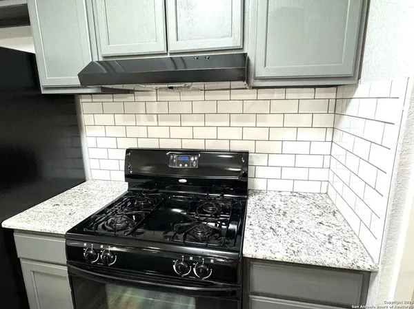 a close view of stove
