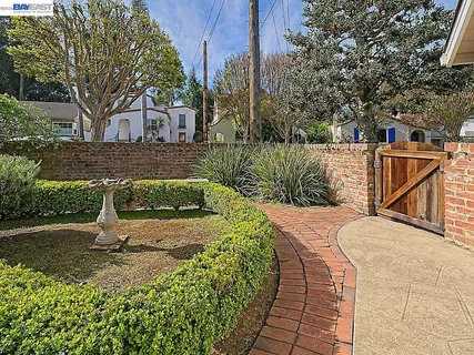 a house with trees in front of it
