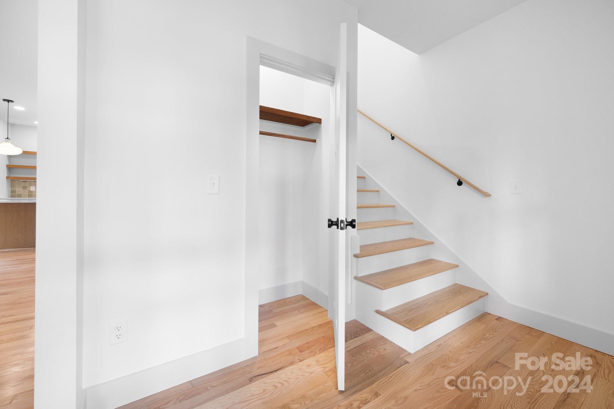 30 Spaulding Road Candler, NC 28715 - Photo 18 of 44 a view of entryway with wooden floor
