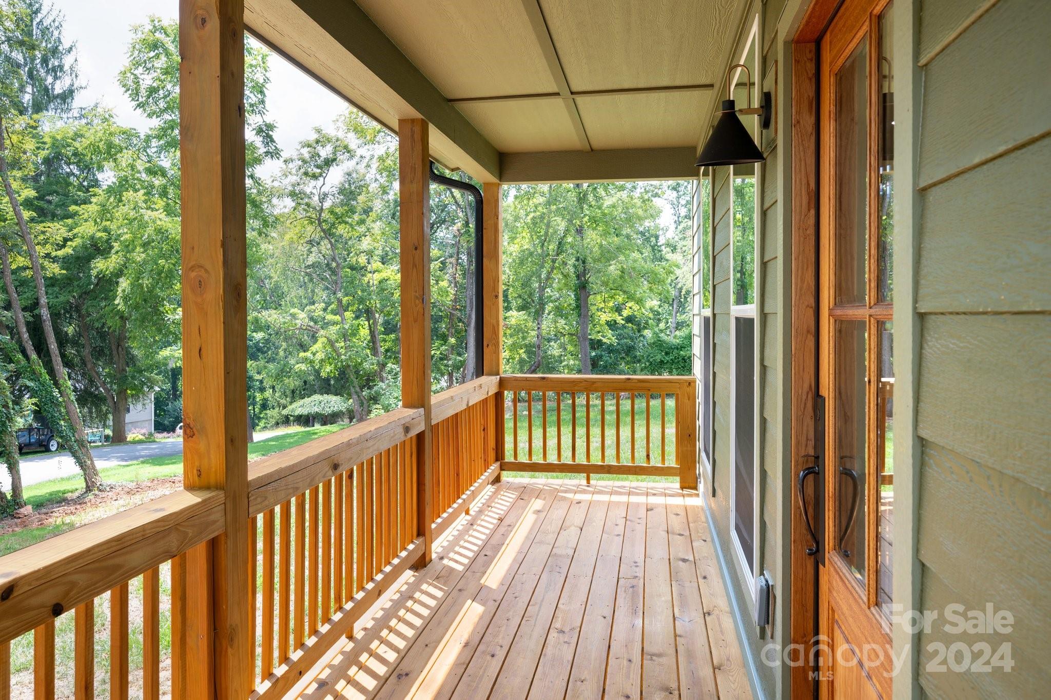 30 Spaulding Road Candler, NC 28715 - Photo 2 of 44 a view of a wooden deck