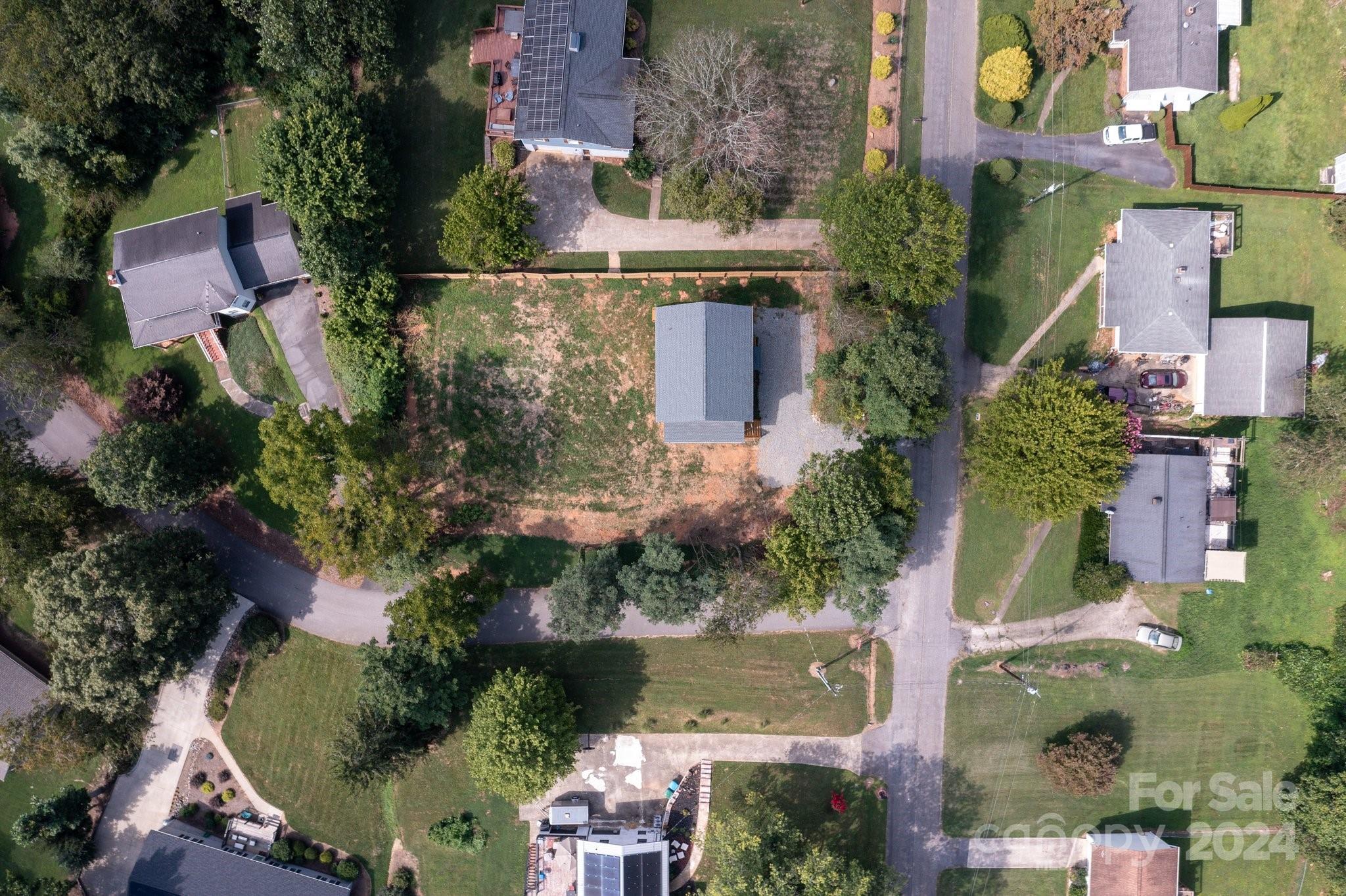 30 Spaulding Road Candler, NC 28715 - Photo 36 of 44 an aerial view of residential houses with outdoor space