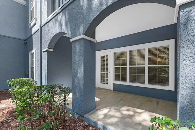 a view of front door