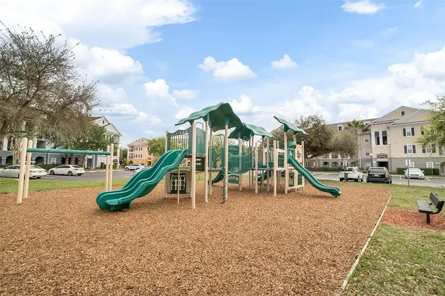 a view of a house with a park