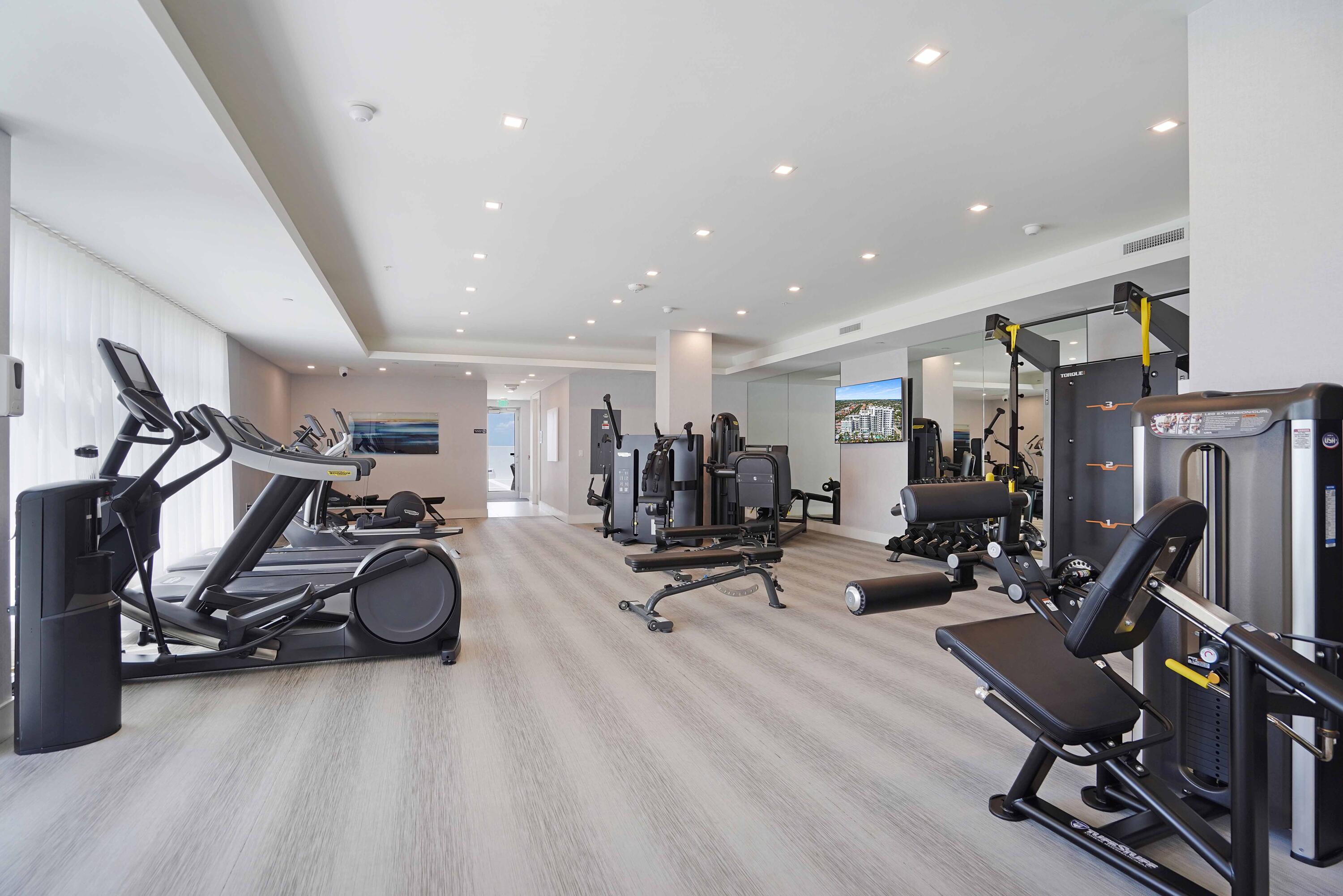 155 East Boca Raton Road, Unit 1116 Boca Raton, FL 33432 - Photo 55 of 80 a view of a room with gym equipment