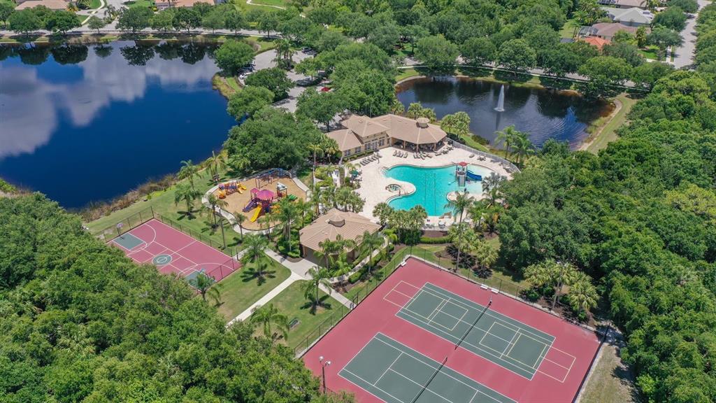 318 Ragdoll Run Bradenton, FL 34212 - Photo 68 of 87 an aerial view of a house with a lake view