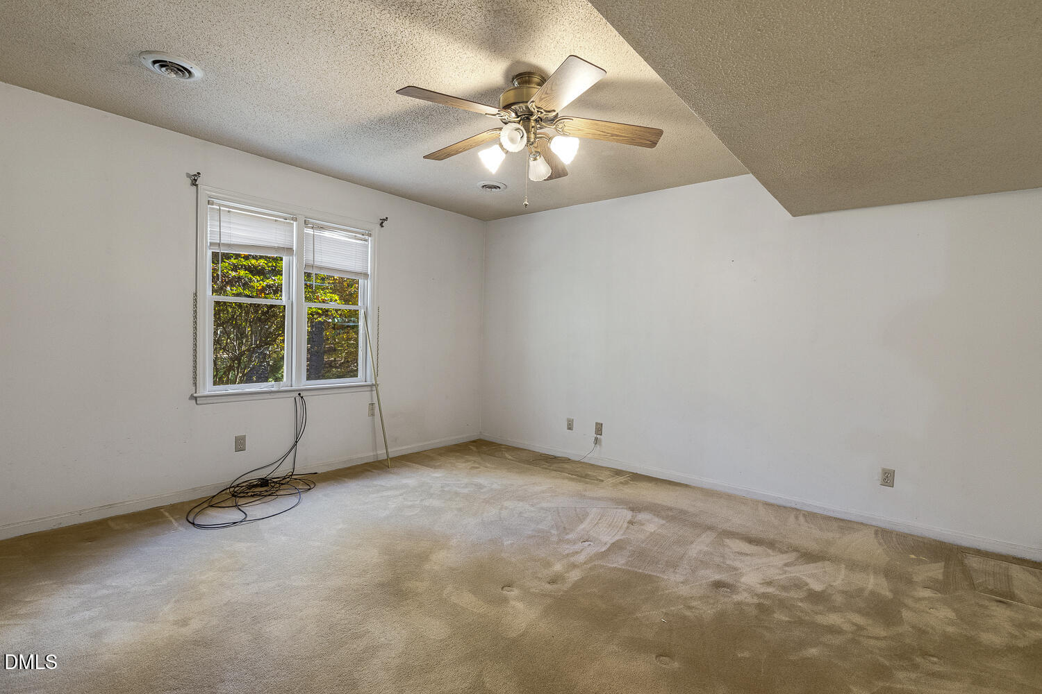 3028 Ethan Lane Raleigh, NC 27613 - Photo 30 of 58 an empty room with windows and fan