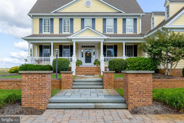 front view of a house with a porch