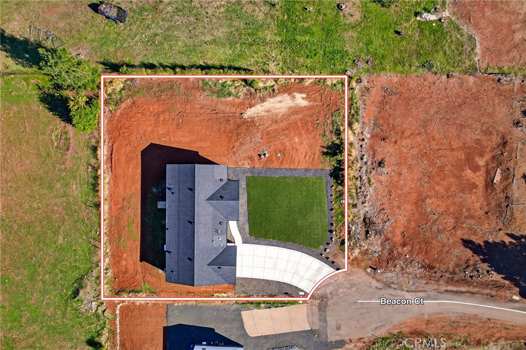 6160 Beacon Court Paradise, CA 95969 - Photo 31 of 34 an aerial view of residential house with outdoor space and parking