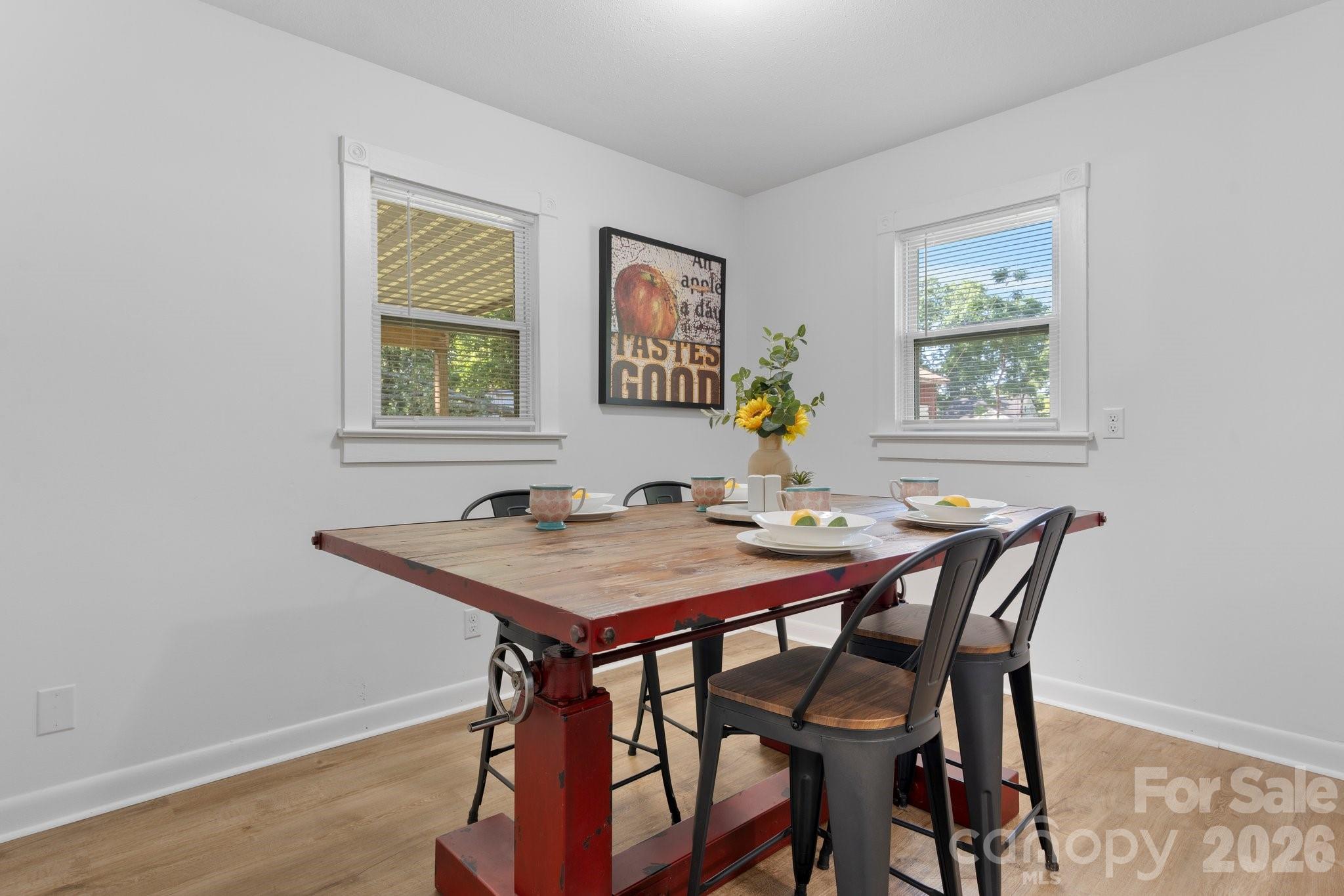 116 Barnes Lane Stony Point, NC 28678 - Photo 16 of 24 a view of a dining room and livingroom with furniture