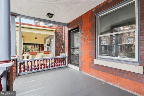 a view of an front door