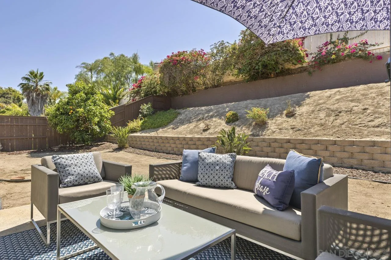 304 Avenida De Los Claveles Encinitas, CA 92024 - Photo 21 of 27 a outdoor living room with furniture and a potted plant