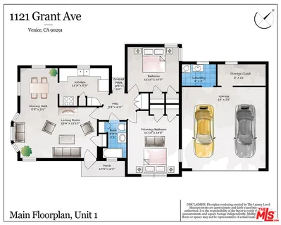 $1,795,000 | 1121 Grant Avenue, Venice, CA 90291