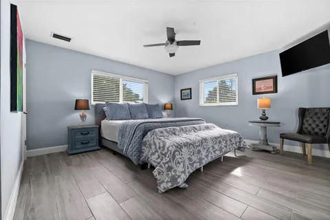 a view of city and ocean