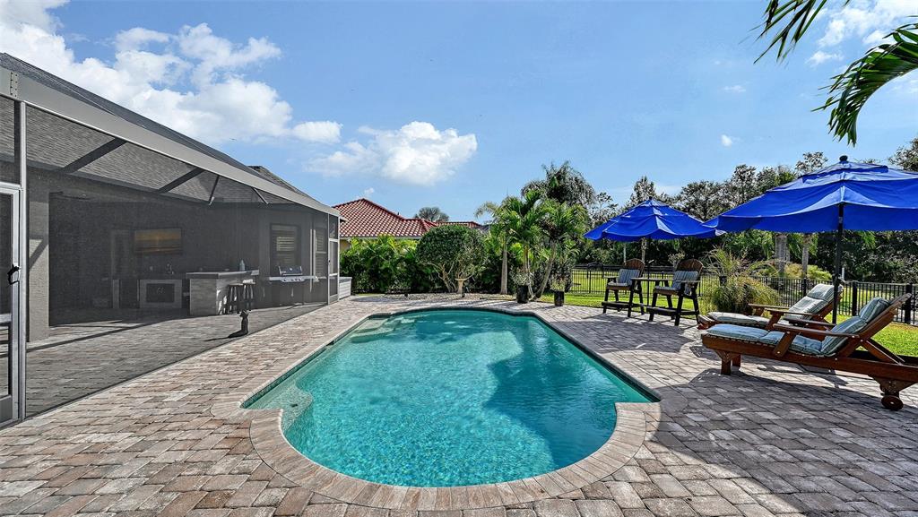 15425 Mulholland Road Parrish, FL 34219 - Photo 50 of 67 swimming pool view with a seating space