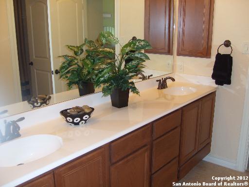 8835 Napa Landing Boerne, TX 78015 - Photo 13 of 21 a bathroom with a sink and a mirror