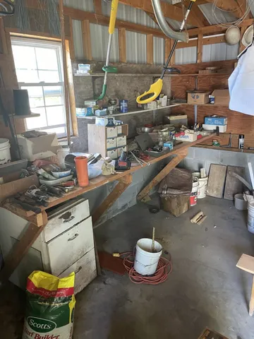 a backyard of a house