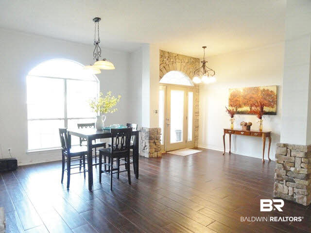 27927 Rileywood Drive Daphne, AL 36526 - Photo 23 of 24 The Open Floor Plan has Spacious Feel and the Columns Provide Space Definition and Character