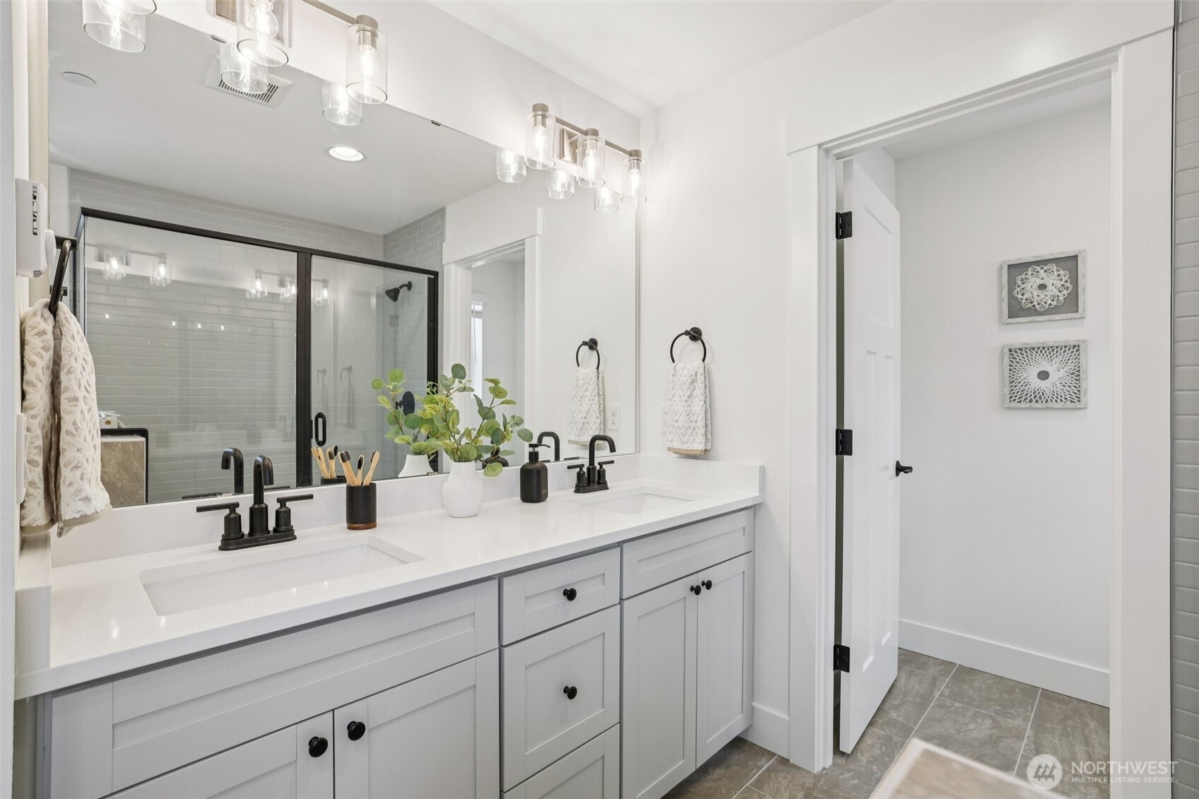 14 160th Place Southeast Bothell, WA 98012 - Photo 21 of 39 a bathroom with a sink and a mirror