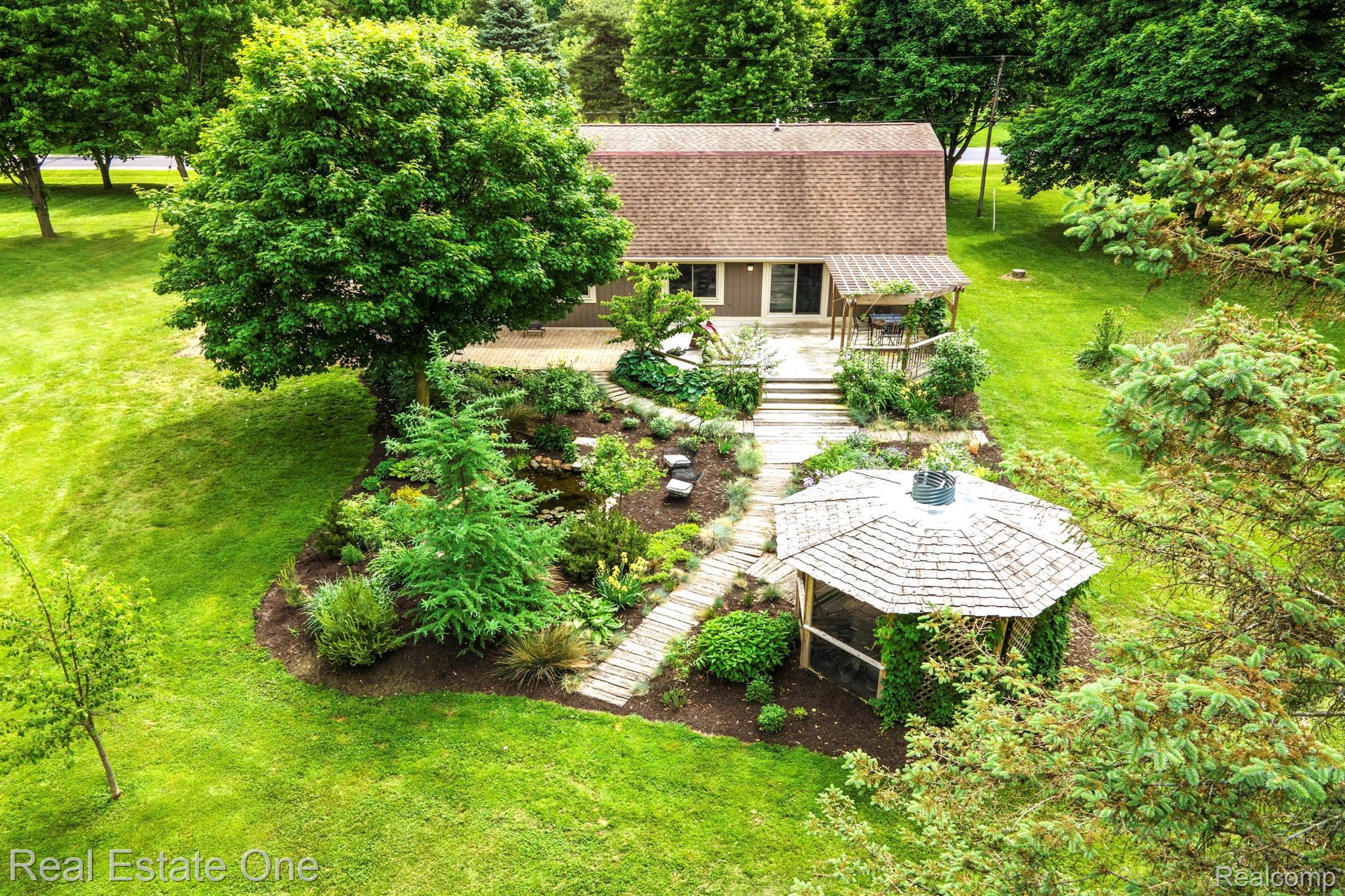 7448 Sharp Road Swartz Creek, MI 48473 - Photo 48 of 49 Ariel view of your outdoor
oasis.