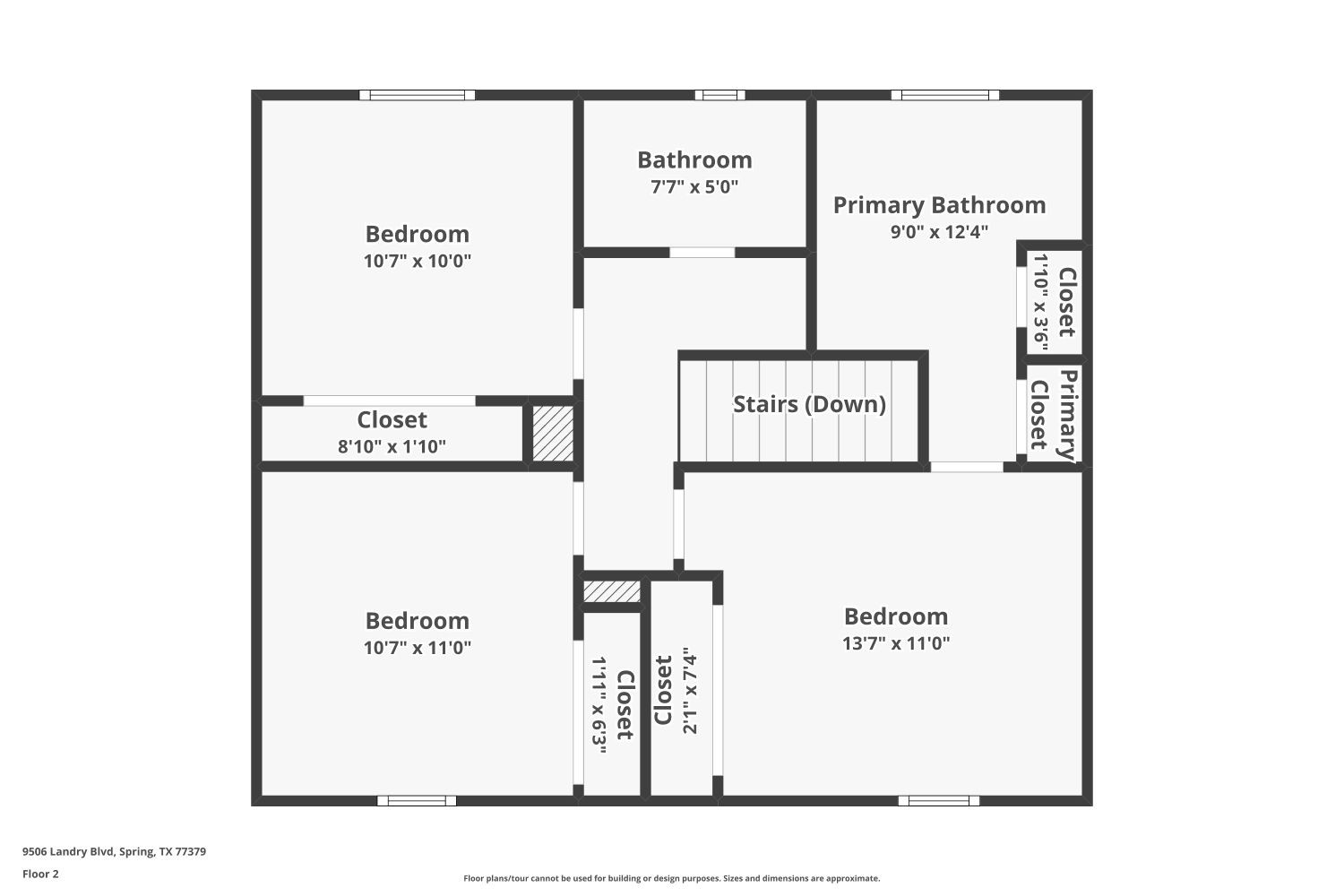 9506 Landry Boulevard Spring, TX 77379 - Photo 25 of 25 Floorplan- 2nd floor