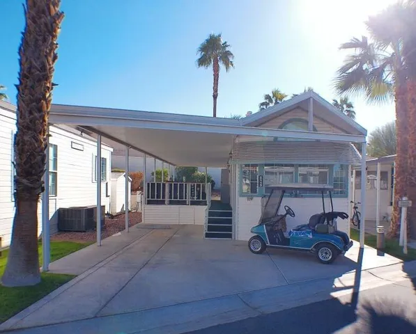 a view of a car park from a balcony