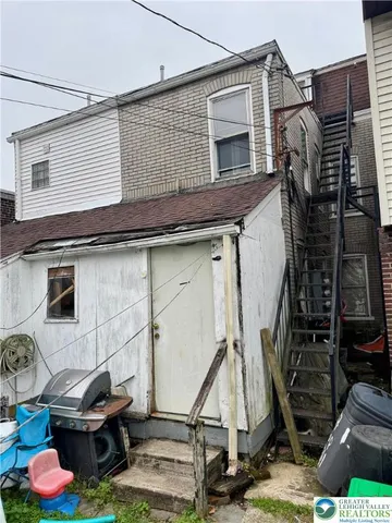 a view of a house with gym equipment