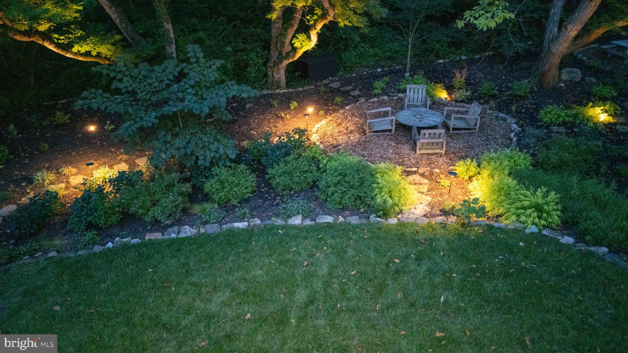 189 South Spring Mill Road Villanova, PA 19085 - Photo 88 of 92 Rear view of backyard sitting area