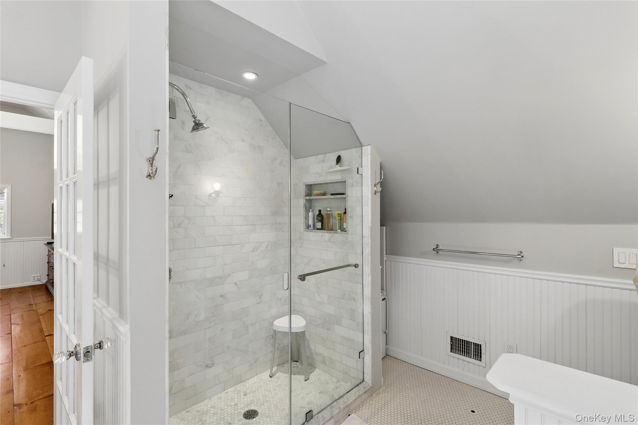 91 Sunset Beach Road Sag Harbor, NY 11963 - Photo 8 of 16 a bathroom with a shower and a toilet