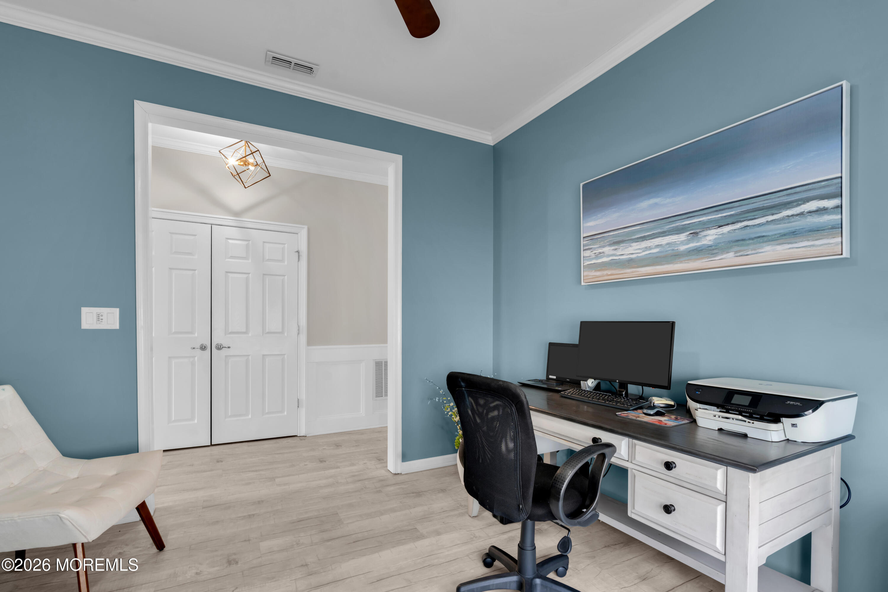 30 Harvest Ridge Road Howell, NJ 07731 - Photo 5 of 38 a view of workspace with wooden floor