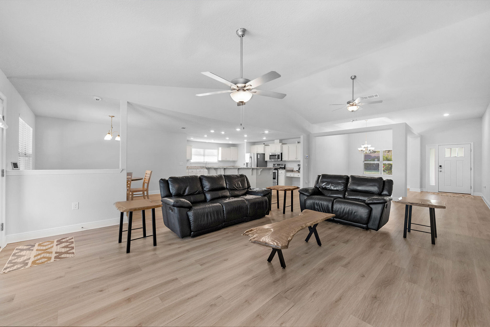 5392 South A Jones Road Milton, FL 32583 - Photo 34 of 55 a living room with furniture and a wooden floor