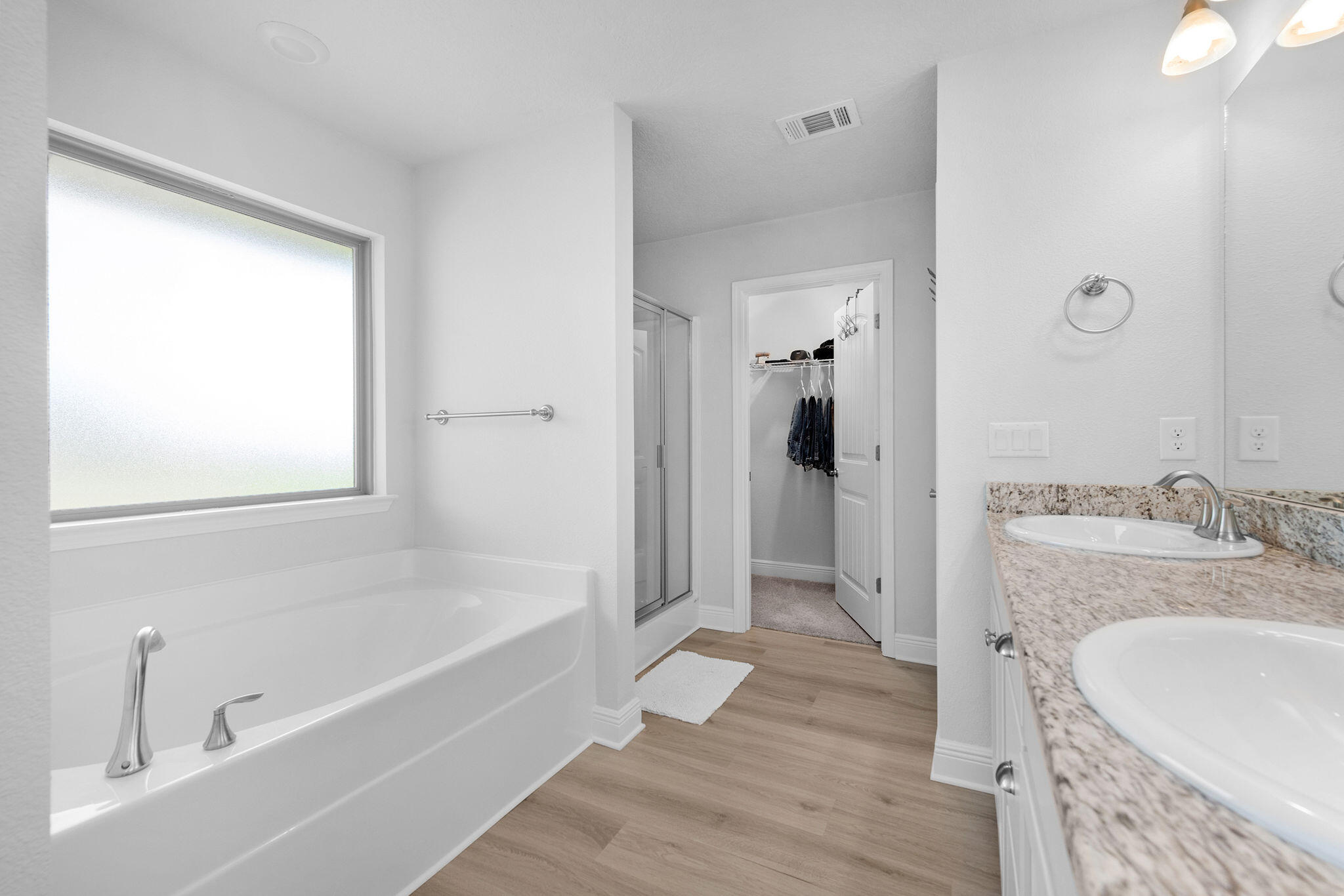 5392 South A Jones Road Milton, FL 32583 - Photo 40 of 55 a bathroom with a tub sink and mirror