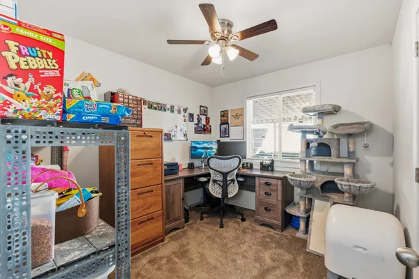 a room with storage and utility